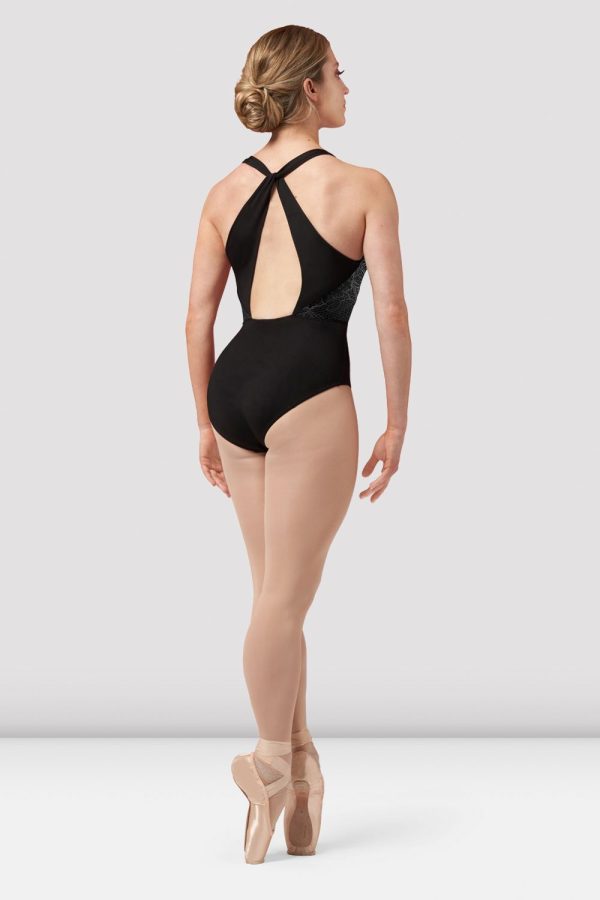 Ladies Amber Open Back Print Leotard Discount - Image 2