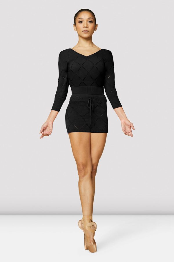 Ladies Finola Knit Ribbed Short Online Sale